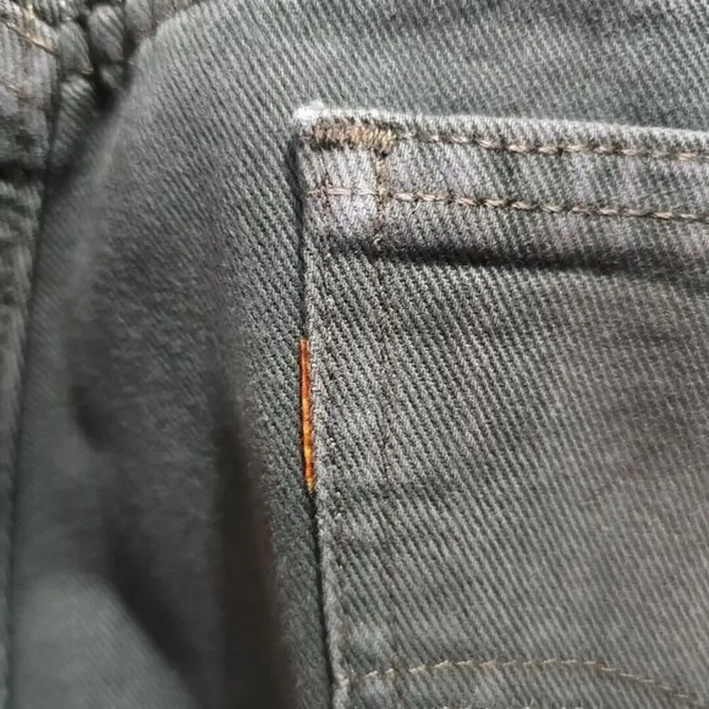 VTG Levi's 550 Relaxed Fit Jeans Mens Orange Tab Made in USA Green *35x33 Actual